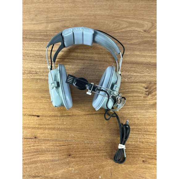 Vietnam War Type US Air Force Navy Pilot Crew Headset & Mic MX-2508/AIC 1980 - Picture 1 of 14